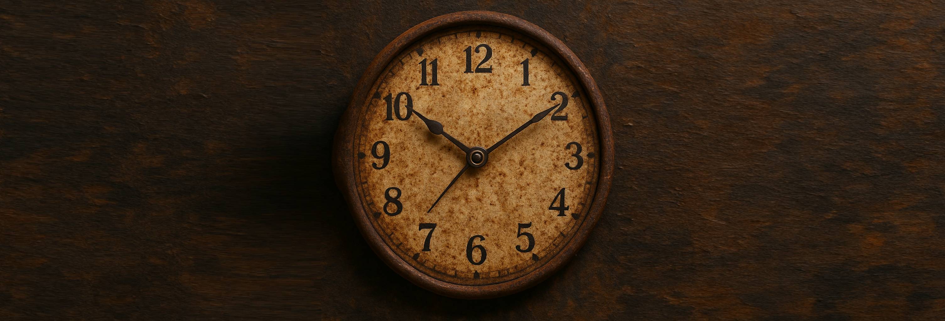 clock banner